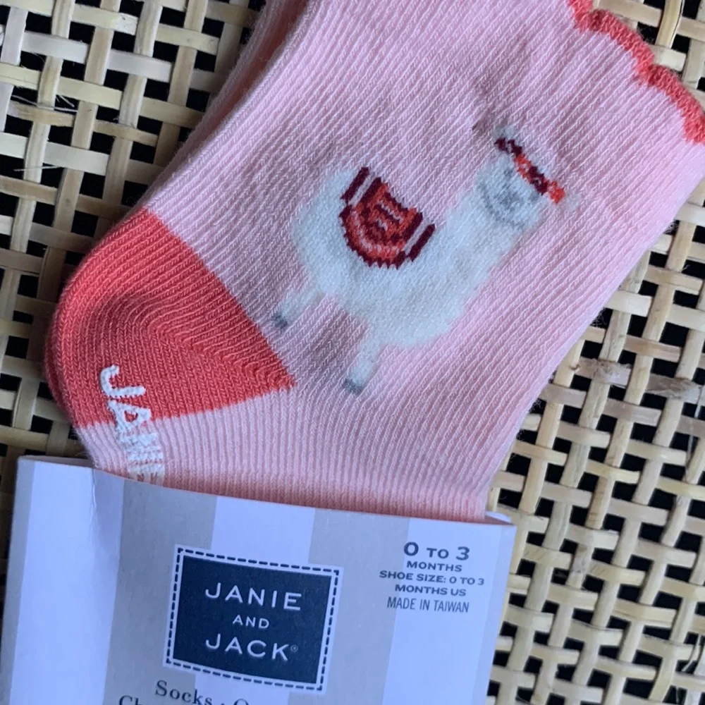 Janie and Jack Baby Girl Bundle 5 Pair of Socks